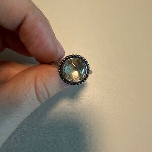 PANDORA clear crystal ring size 8